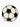 Barnmatta Fotboll Svart/Vit Rund